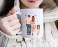 Personalised Family Love Mug