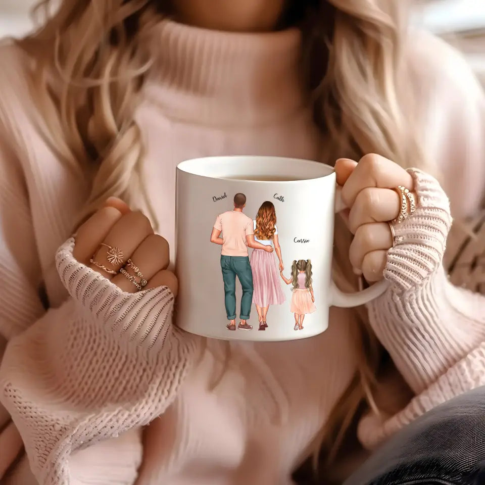 Personalised Family Love Mug