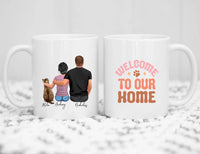 Personalised Cat Family Mug