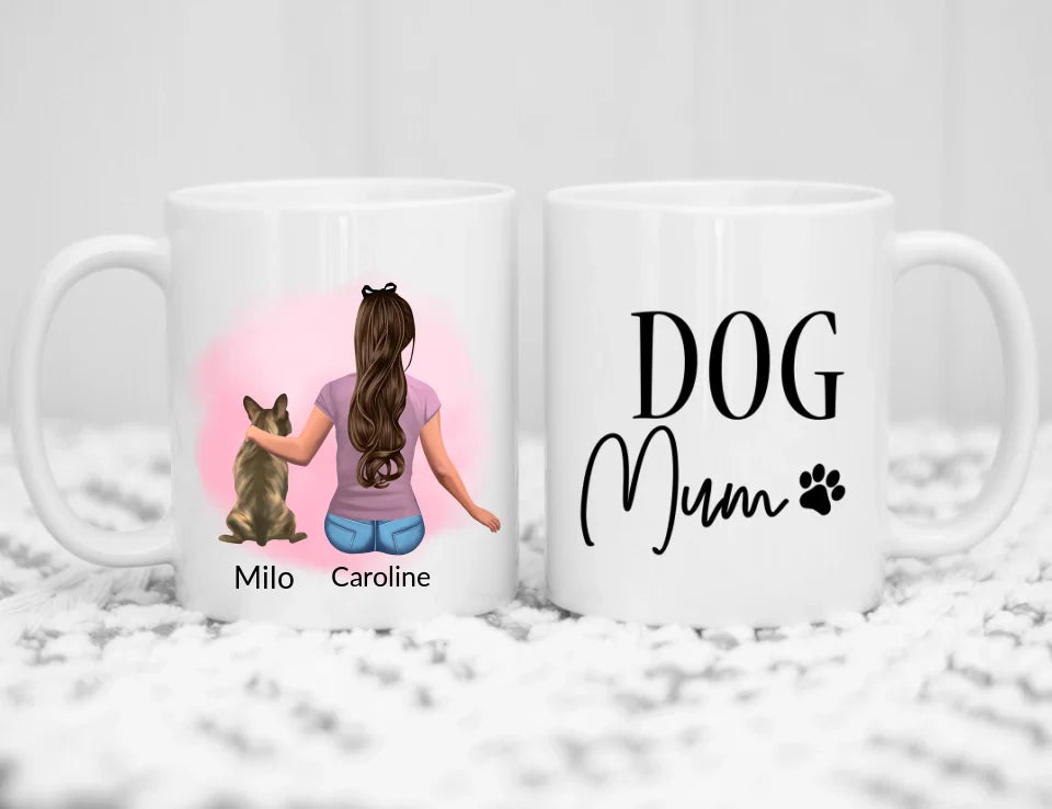 Personalised Dog Mum Mug