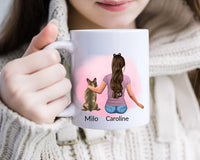 Personalised Dog Mum Mug