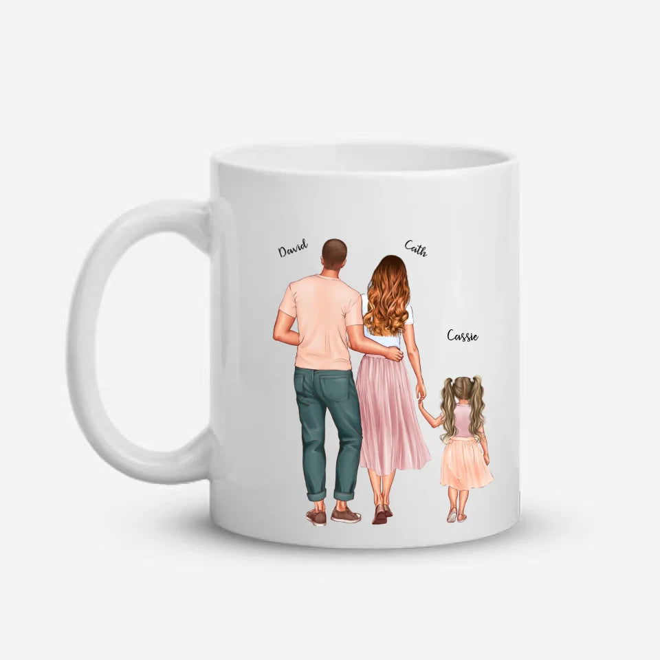 Personalised Family Love Mug