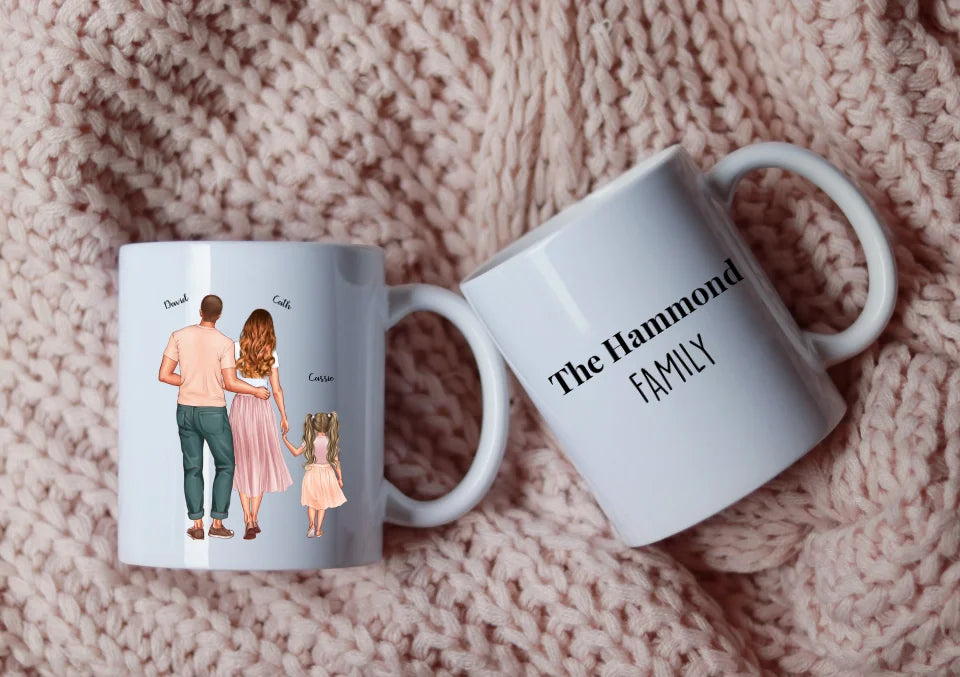 Personalised Family Love Mug